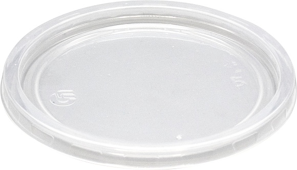 Крышка для супового контейнера круглая ПП К-127К D=127мм цвет прозр. СТП (х50/500)